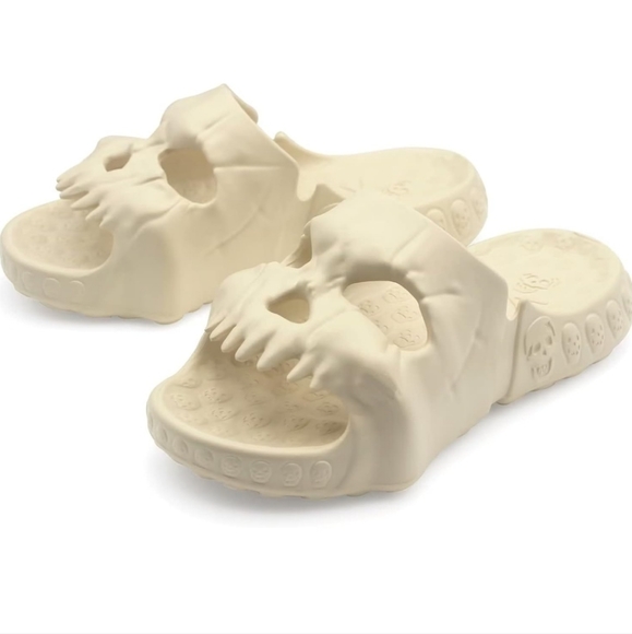 Skull Slide Sandals - Picture 1 of 6